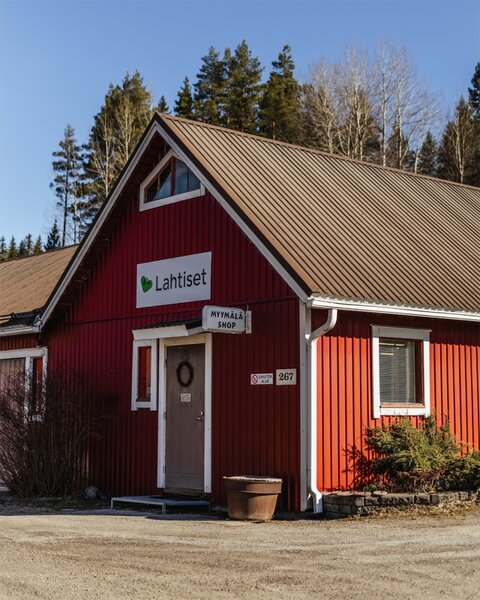 Lahtiset Klobúk do sauny z ovčej vlny Lahtiset, červený