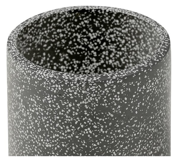 Tmavosivý kvetináč Selection Terrazzo, ø 34 cm