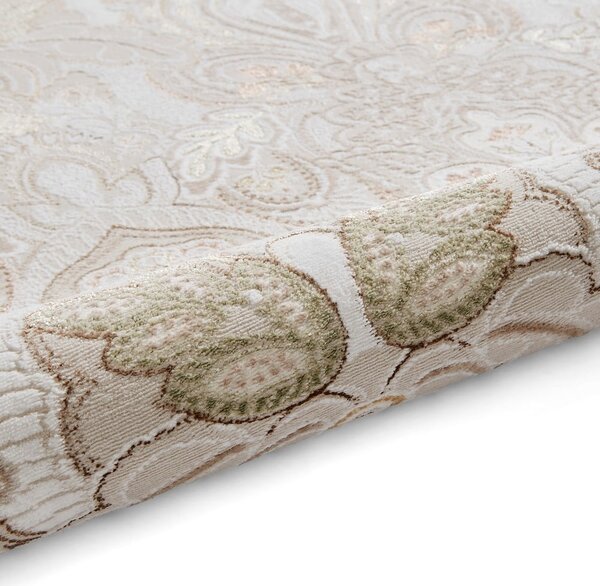 Krémový koberec 120x170 cm Damask Bronze – Think Rugs
