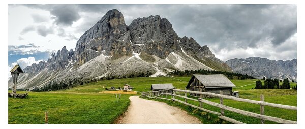 Obraz - V rakúskych horách (120x50 cm)