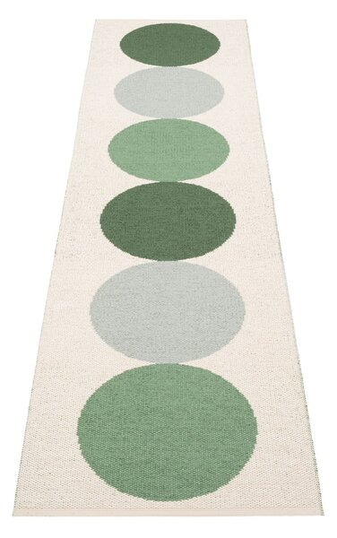 Zeleno-krémový vnútorný a vonkajší behúň 70x280 cm Otto Herb – Pappelina