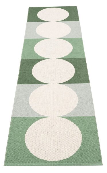 Zeleno-krémový vnútorný a vonkajší behúň 70x280 cm Otto Herb – Pappelina