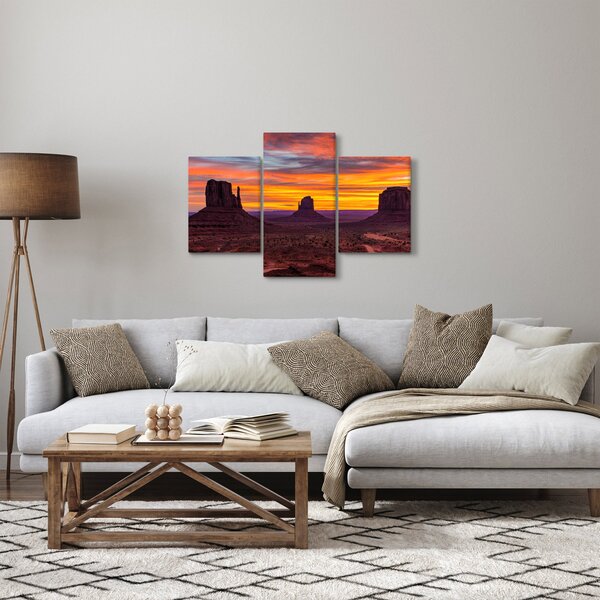 Obraz - Monument Valley v Arizone (90x60 cm)