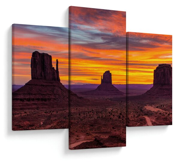 Obraz - Monument Valley v Arizone (90x60 cm)