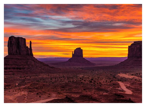 Obraz - Monument Valley v Arizone (70x50 cm)