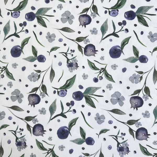 Metráž Obrusovina Deko š.140 cm - Blueberry