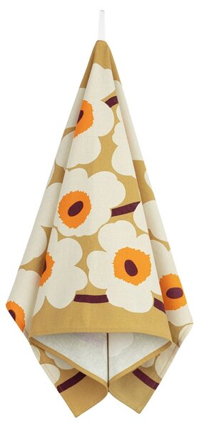 Marimekko Utierka Unikko 47x70cm, béžovo-oranžová