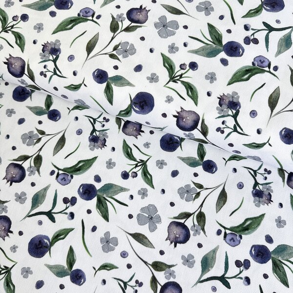 Metráž Obrusovina Deko š.140 cm - Blueberry