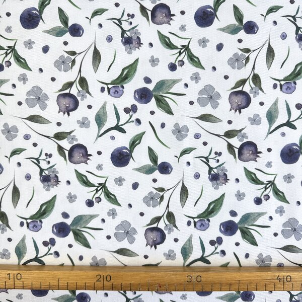 Metráž Obrusovina Deko š.140 cm - Blueberry
