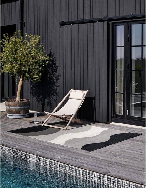 Sivý vnútorný a vonkajší koberec 70x100 cm Urvi Metal – Pappelina