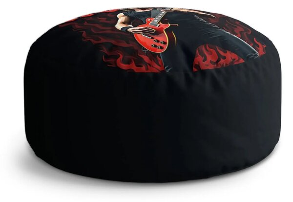 Sablio Taburet Circle ACDC Gitarista: 38x48 cm