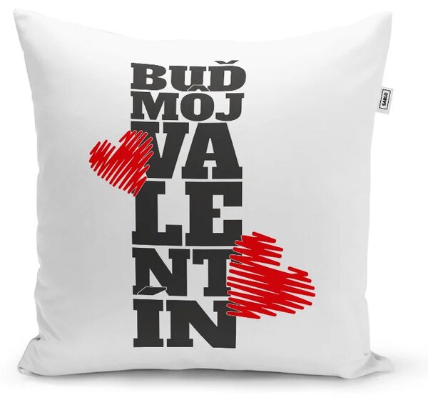 Sablio Vankúš Buď môj Valentín 2: 40×40 cm
