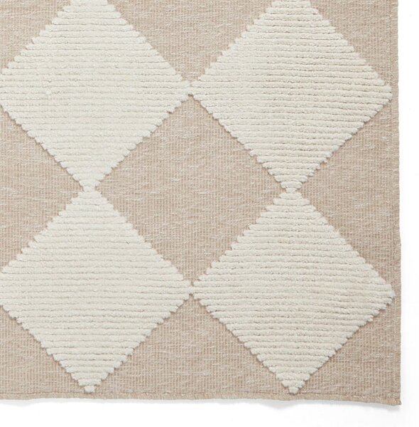 Bielo-béžový prateľný koberec 160x230 cm Lyna Beige&White – Think Rugs