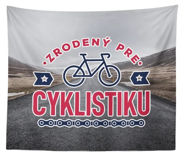 Sablio Deka Zrodený pre cyklistiku: 150x120 cm