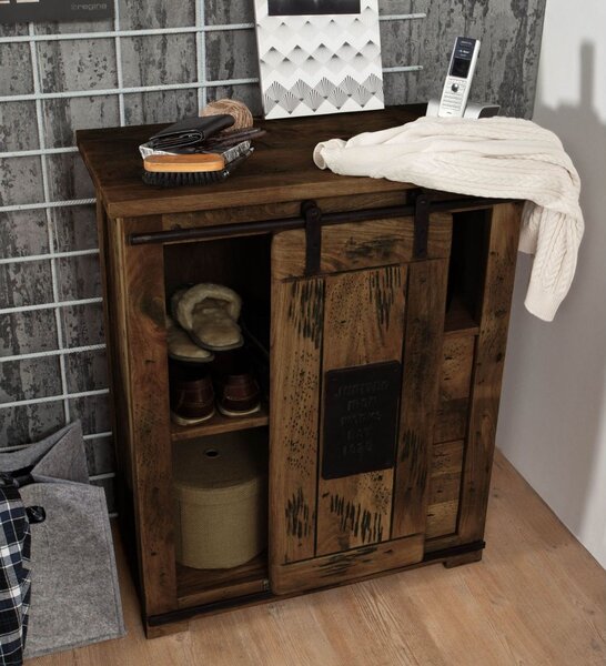 Komoda mango 75x36x90 hnedá lakovaná IRON