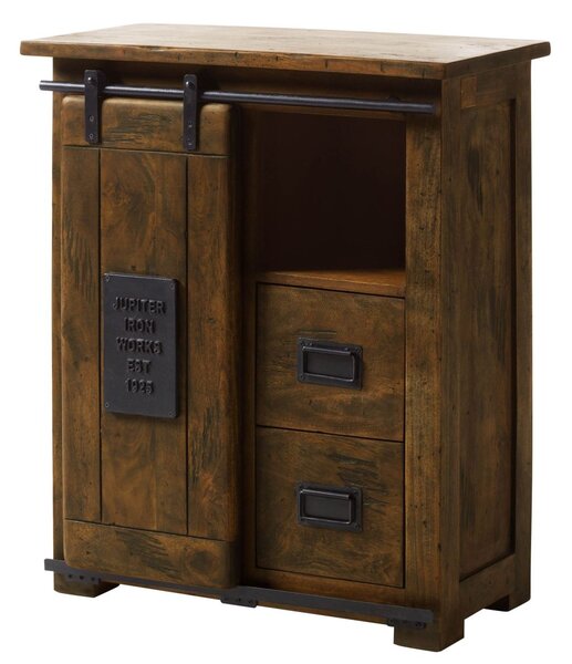 Komoda mango 75x36x90 hnedá lakovaná IRON