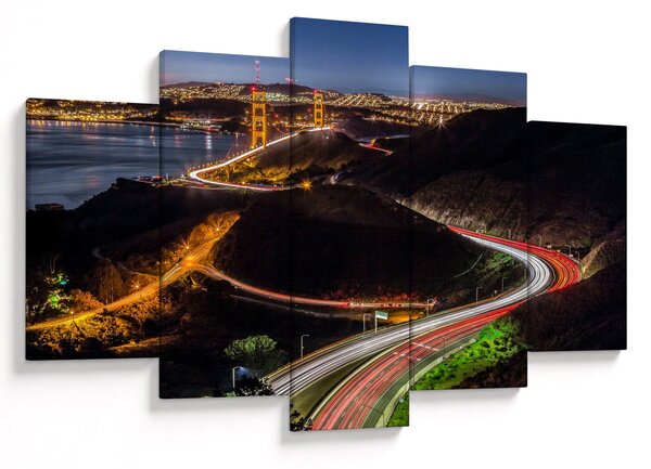 Obraz - Golden Gate Bridge (150x105 cm)