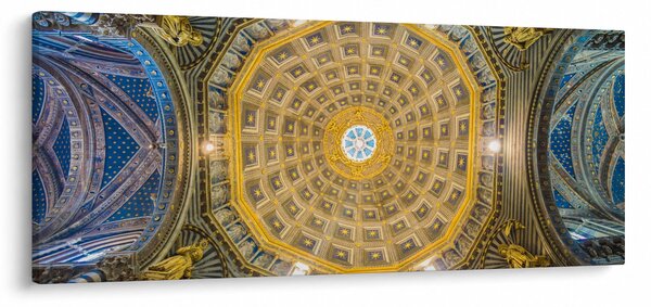 Obraz stropu Sienského kostola (120x50 cm)