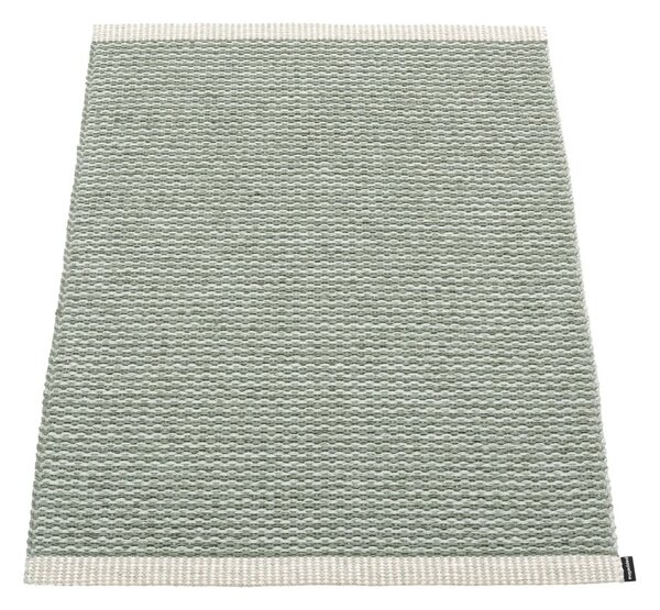 Svetlozelený vnútorný a vonkajší koberec 60x85 cm Mono Sage Army – Pappelina