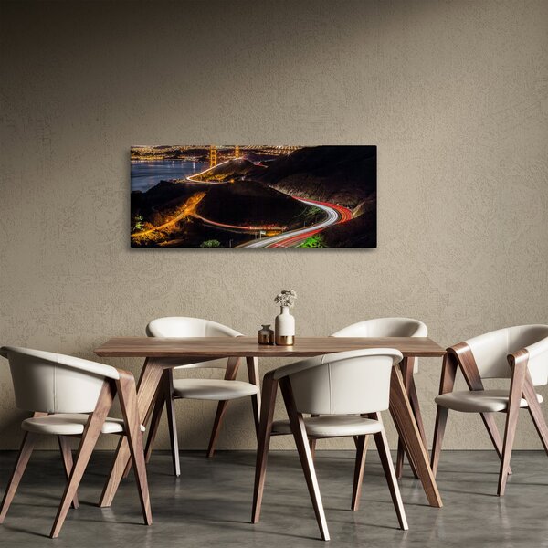 Obraz - Golden Gate Bridge (120x50 cm)