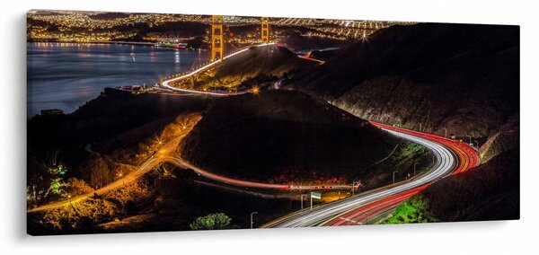 Obraz - Golden Gate Bridge (120x50 cm)