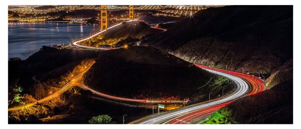 Obraz - Golden Gate Bridge (120x50 cm)