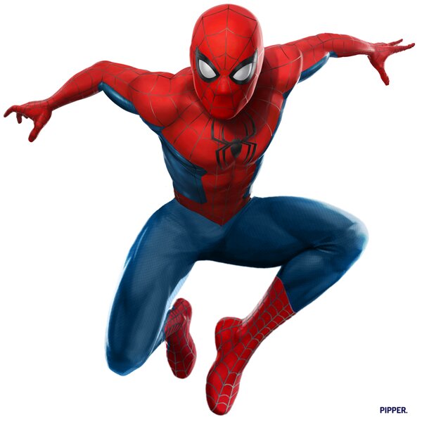 60x60cm Spider-man - nálepka na stenu
