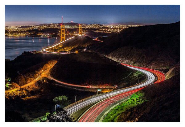 Obraz - Golden Gate Bridge (90x60 cm)