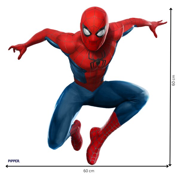 60x60cm Spider-man - nálepka na stenu