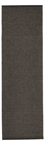 Antracitový vnútorný a vonkajší behúň 70x240 cm Emm Black Linen – Pappelina