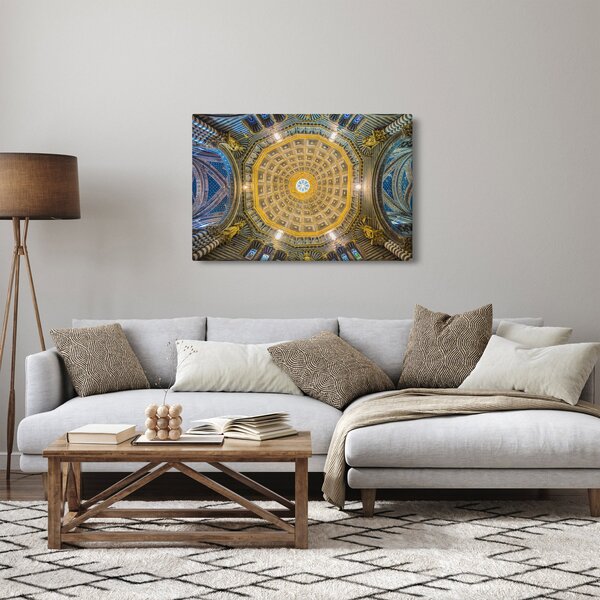 Obraz stropu Sienského kostola (90x60 cm)
