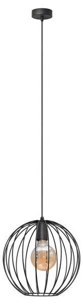 Helam Luster na lanku MERCURE 1xE27/60W/230V pr. 30 cm čierna HE1180 + záruka 3 roky zadarmo