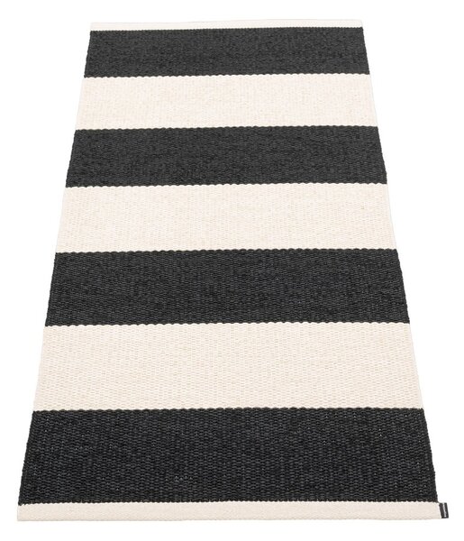 Čierno-biely vnútorný a vonkajší behúň 70x150 cm Bob Black Vanilla – Pappelina