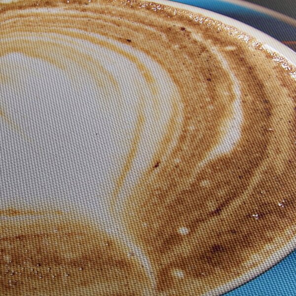 Obraz - Latte Art (s hodinami) (90x30 cm)