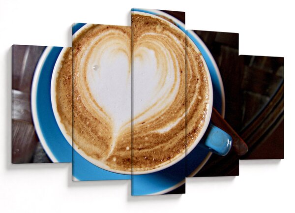 Obraz - Latte Art (150x105 cm)