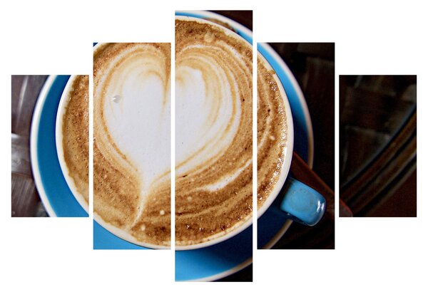 Obraz - Latte Art (150x105 cm)