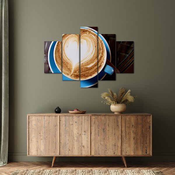 Obraz - Latte Art (150x105 cm)