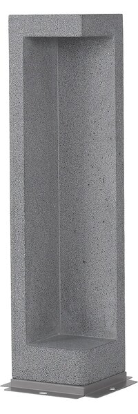 Vonkajšia záhradná lampa Grante B – Sivá