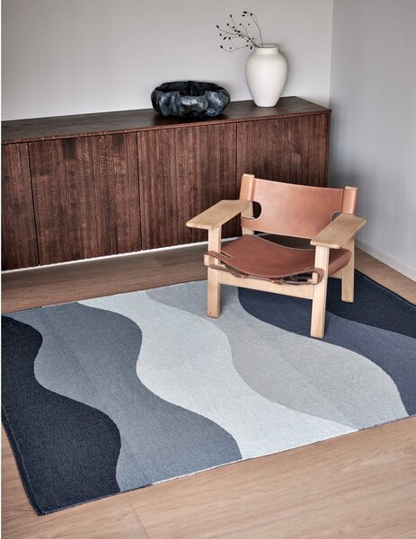 Modrý vnútorný a vonkajší behúň 70x200 cm Urvi Water – Pappelina