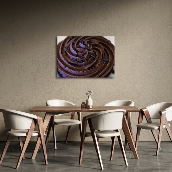 Obraz - Čokoládový Cupcake (70x50 cm)