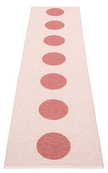 Svetločervený vnútorný a vonkajší behúň 70x280 cm Vera Pop Blush – Pappelina