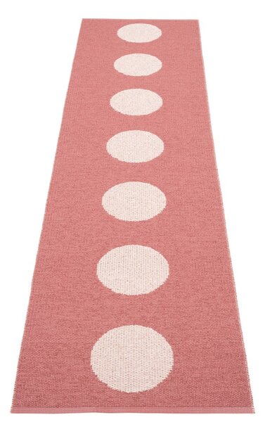 Svetločervený vnútorný a vonkajší behúň 70x280 cm Vera Pop Blush – Pappelina