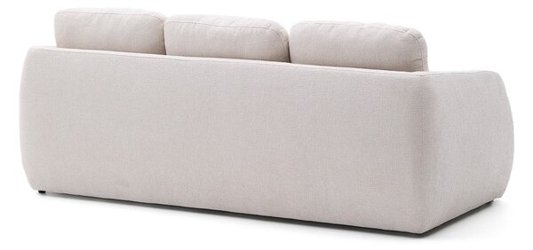 Krémová ženilková rozkladacia pohovka 225 cm Laira – Kave Home