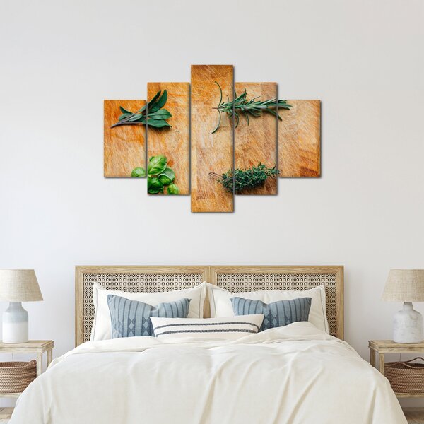 Obraz - Bylinky (150x105 cm)