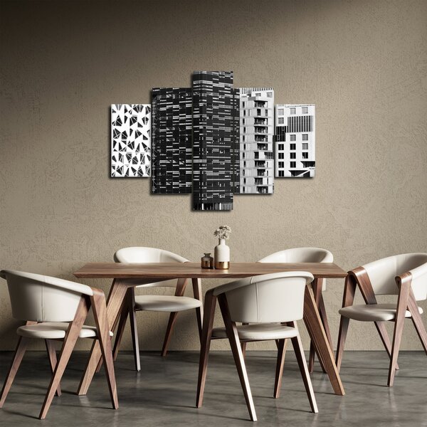 Obraz čiernobiele architektúry (150x105 cm)