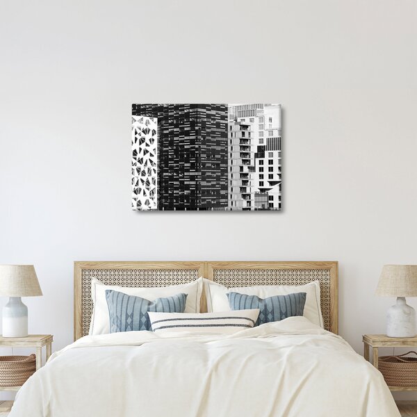 Obraz čiernobiele architektúry (70x50 cm)