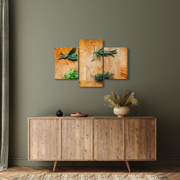 Obraz - Bylinky (90x60 cm)