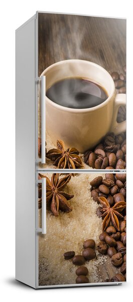 Nálepka na chladničku fototapety Zrkna kávy