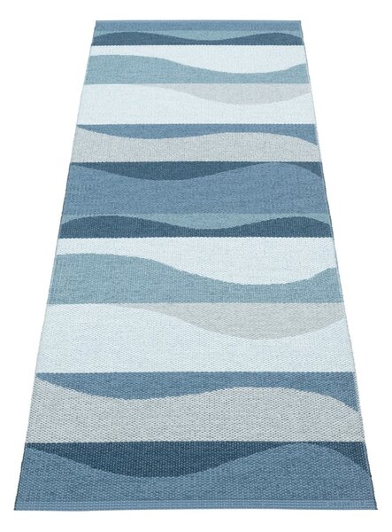 Modrý vnútorný a vonkajší behúň 70x200 cm Urvi Water – Pappelina