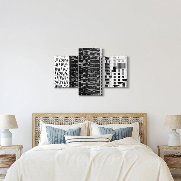 Obraz čiernobiele architektúry (90x60 cm)